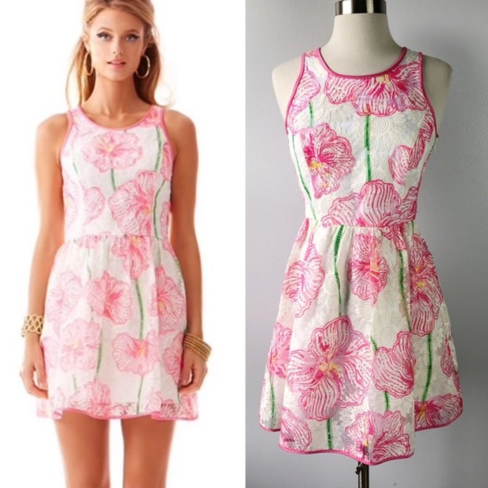 Lilly Pulitzer Darcelle Full Skirt Party Dress